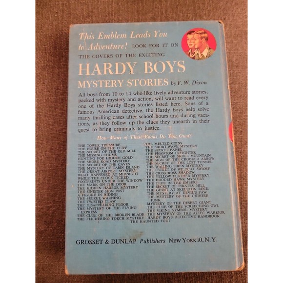 1959 The Tower Treasure by Franklin W. Dixon: The Hardy Boys - Picture 2 of 12